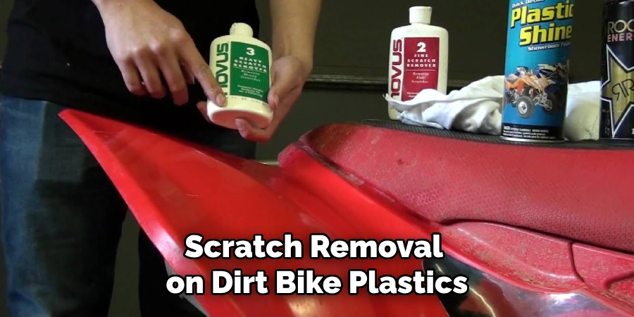 Scratch Removal on Dirt Bike Plastics