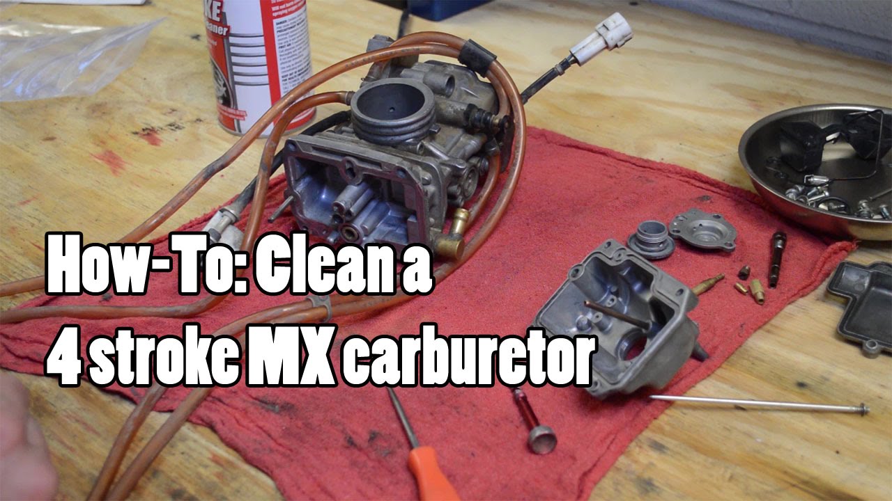 How to Clean a 4 Stroke Dirt Bike Carb