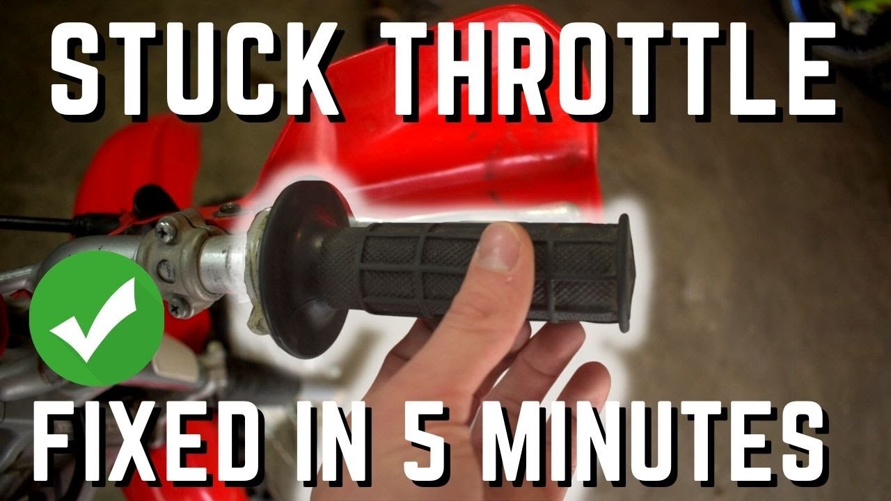 How to Fix a Stuck Throttle on a Dirt Bike