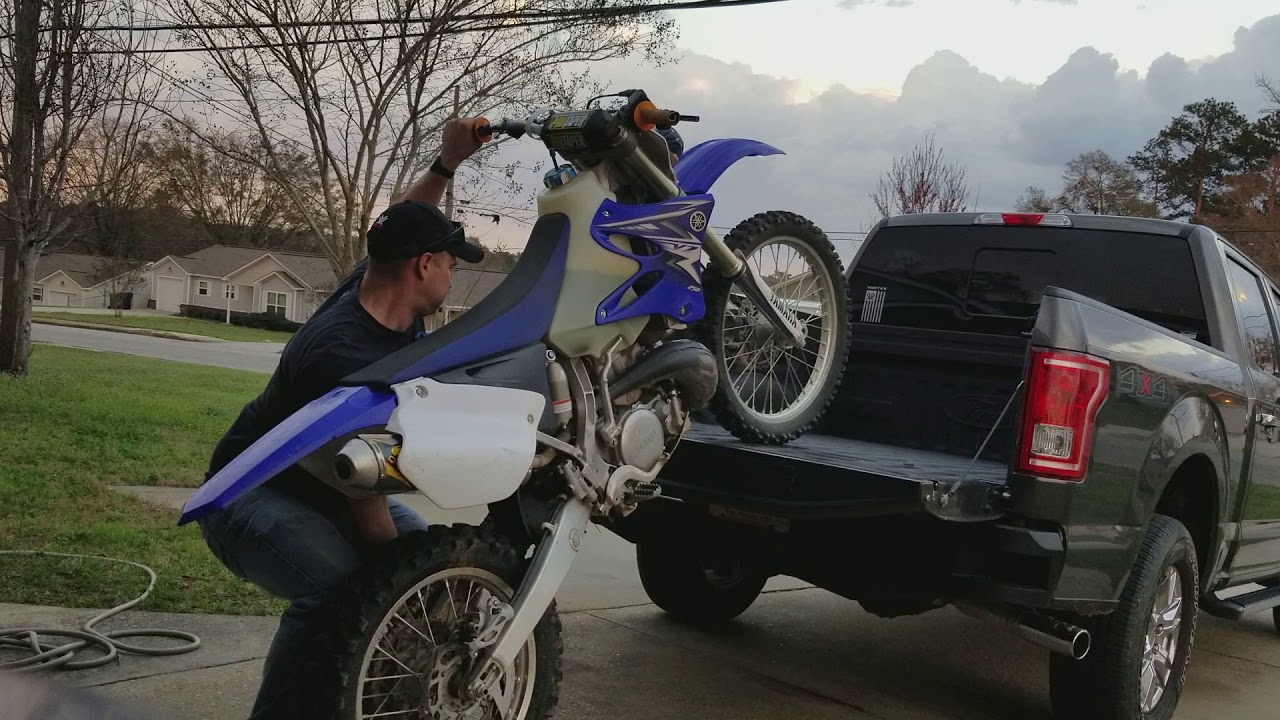 How to Load a Dirt Bike Without a Ramp