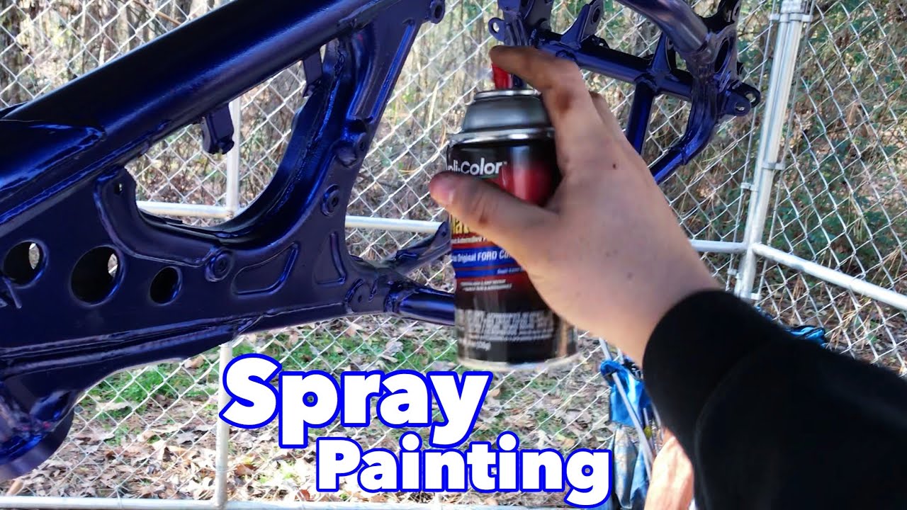 How to Paint a Dirt Bike Frame