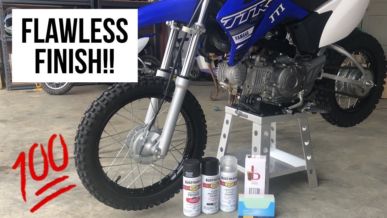 How to Paint Dirt Bike Wheels