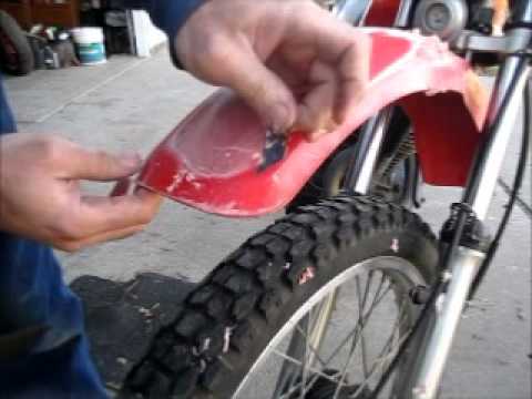 How to Restore Dirt Bike Plastics