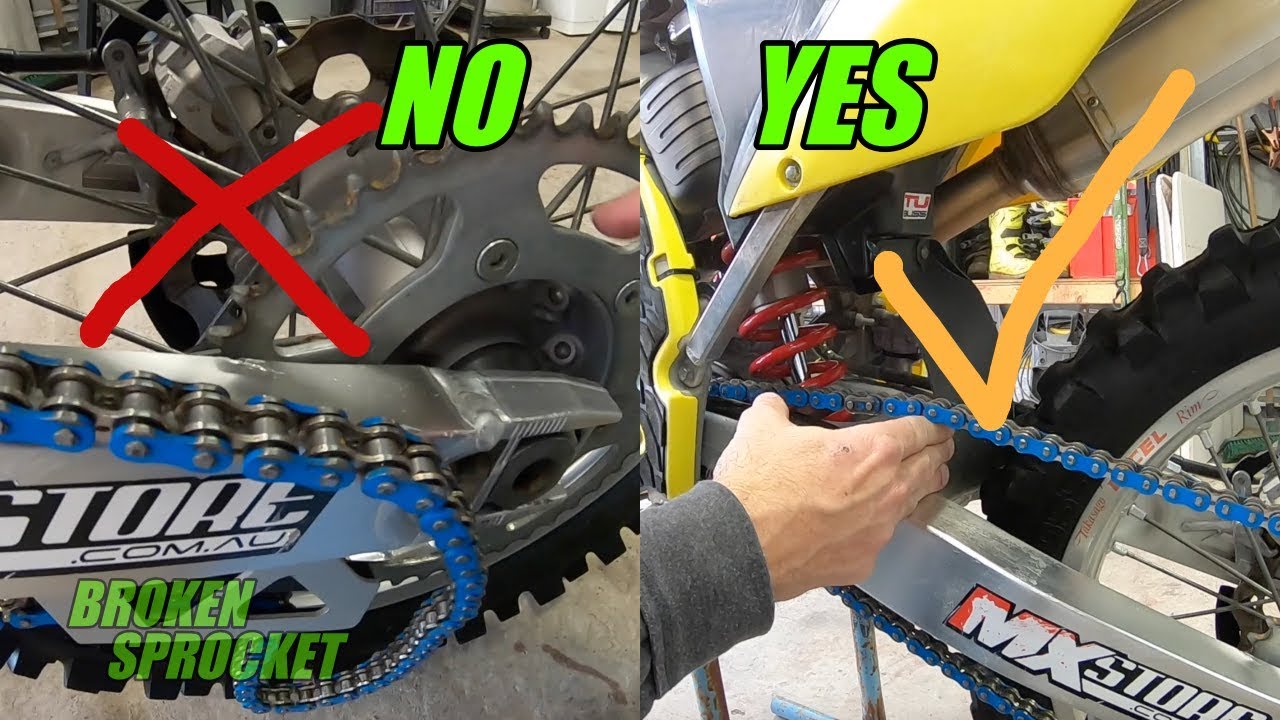 How to Tighten Chain on Dirt Bike