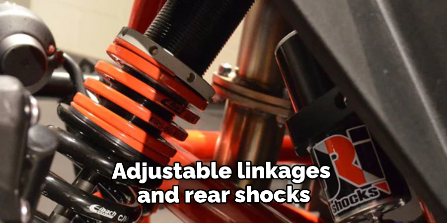 Adjustable linkages and rear shocks