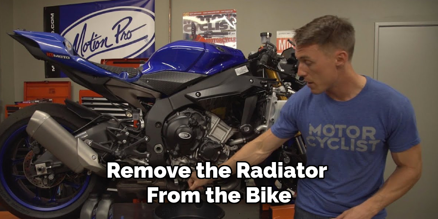 Remove the Radiator From the Bike