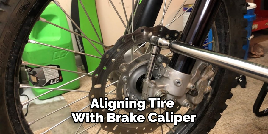 Aligning Tire With Brake Caliper