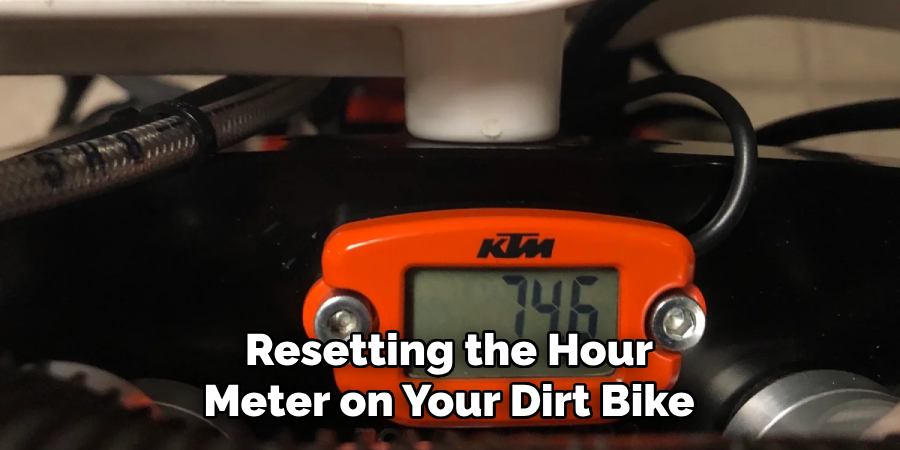 Resetting the Hour Meter on Your Dirt Bike