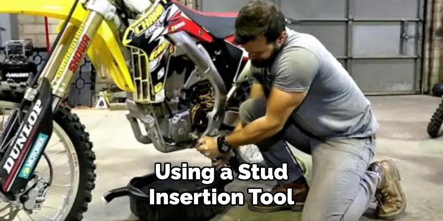 Using a Stud Insertion Tool